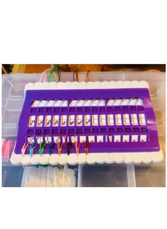 KASTWAVE Floss Organizer Plastic Embroidery Thread Organiser 30 Holes Reusable Cross Stitch Row Line Tools Card Multifunction Craft DIY Sewing Accessory  - Image 2