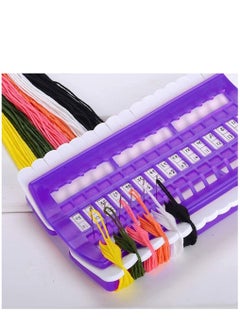 KASTWAVE Floss Organizer Plastic Embroidery Thread Organiser 30 Holes Reusable Cross Stitch Row Line Tools Card Multifunction Craft DIY Sewing Accessory  - Image 4