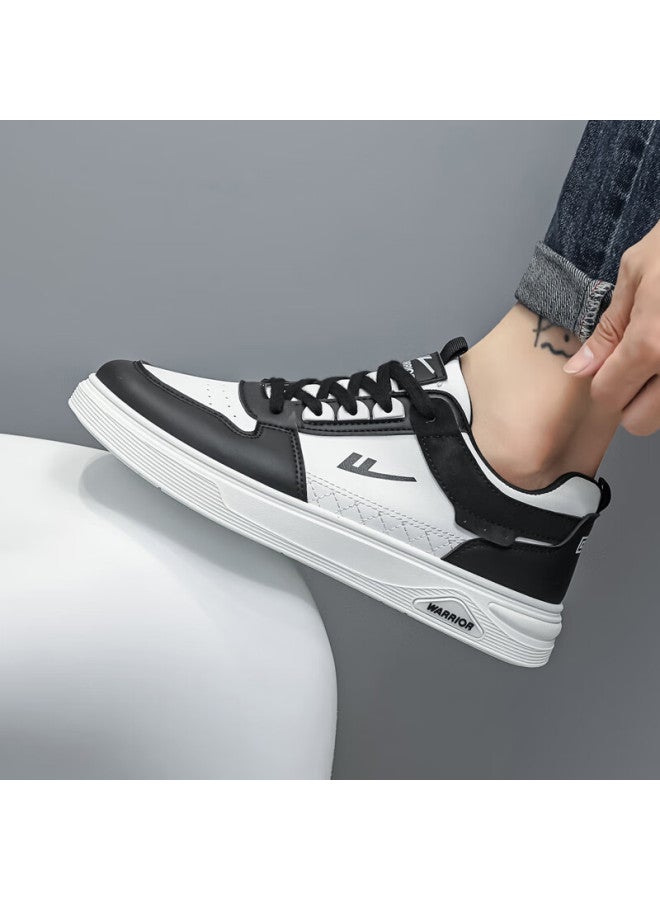 Warrior Warrior Men's Casual Shoes Wear-resistant Thick-soled Sports Shoes Wxp(wz)-2142 Black And White Size 42 - Image 3