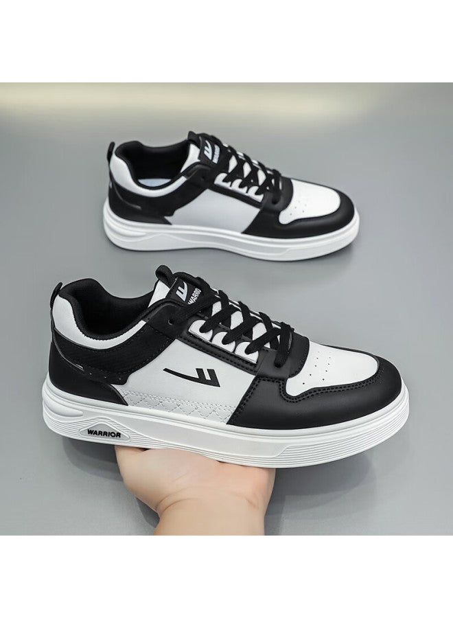 Warrior Warrior Men's Casual Shoes Wear-resistant Thick-soled Sports Shoes Wxp(wz)-2142 Black And White Size 42 - Image 5
