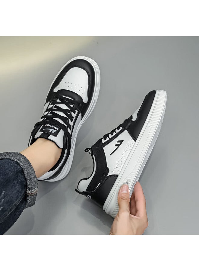 Warrior Warrior Men's Casual Shoes Wear-resistant Thick-soled Sports Shoes Wxp(wz)-2142 Black And White Size 42 - Image 4