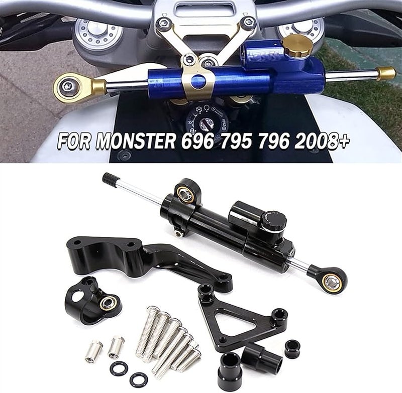 Motorcycle Steering Stabilizer Damper Mounting Bracket For Ducati 696 796 795 Color T - Image 3