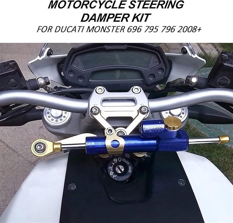 Motorcycle Steering Stabilizer Damper Mounting Bracket For Ducati 696 796 795 Color T - Image 5