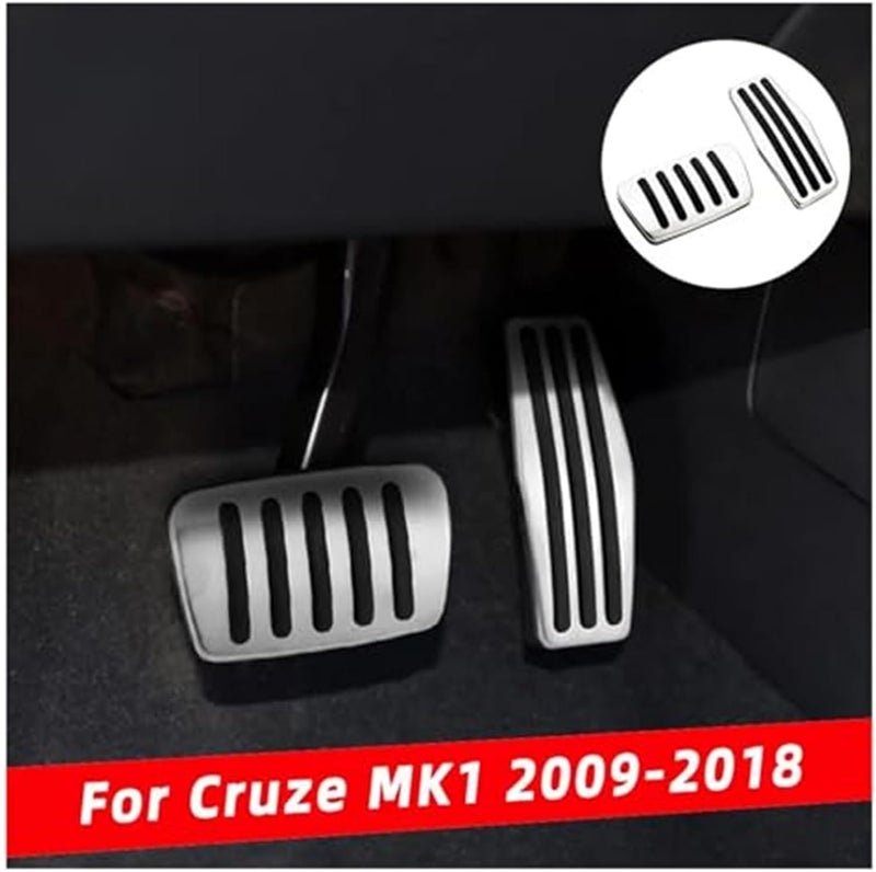 Vuzmode Stainless Steel Car Pedals for Chevrolet Cruze MK1 - Image 3