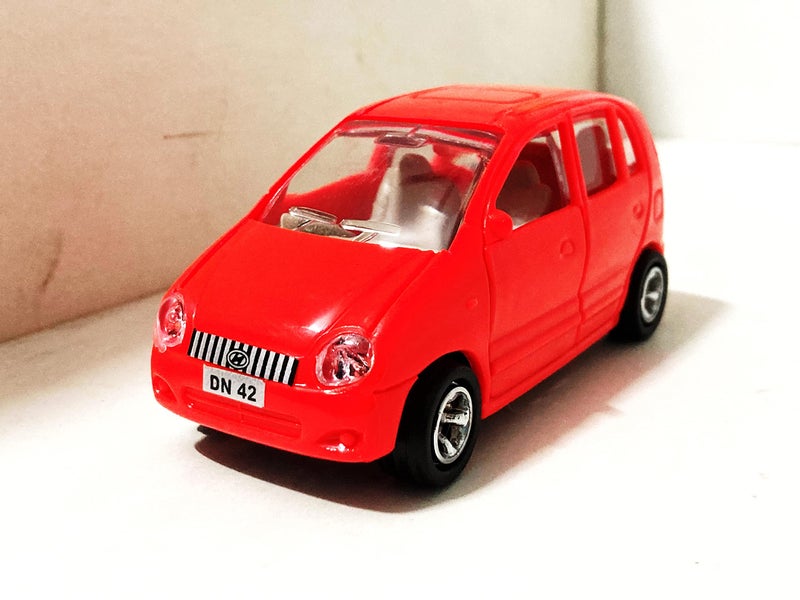 Shinsei Toy Car for Kids-Model-Gypsy-Pull Back Action-Made in India-for Boys and Girls Above 3 Years-(Colour May Vary) (Santra) - Image 1
