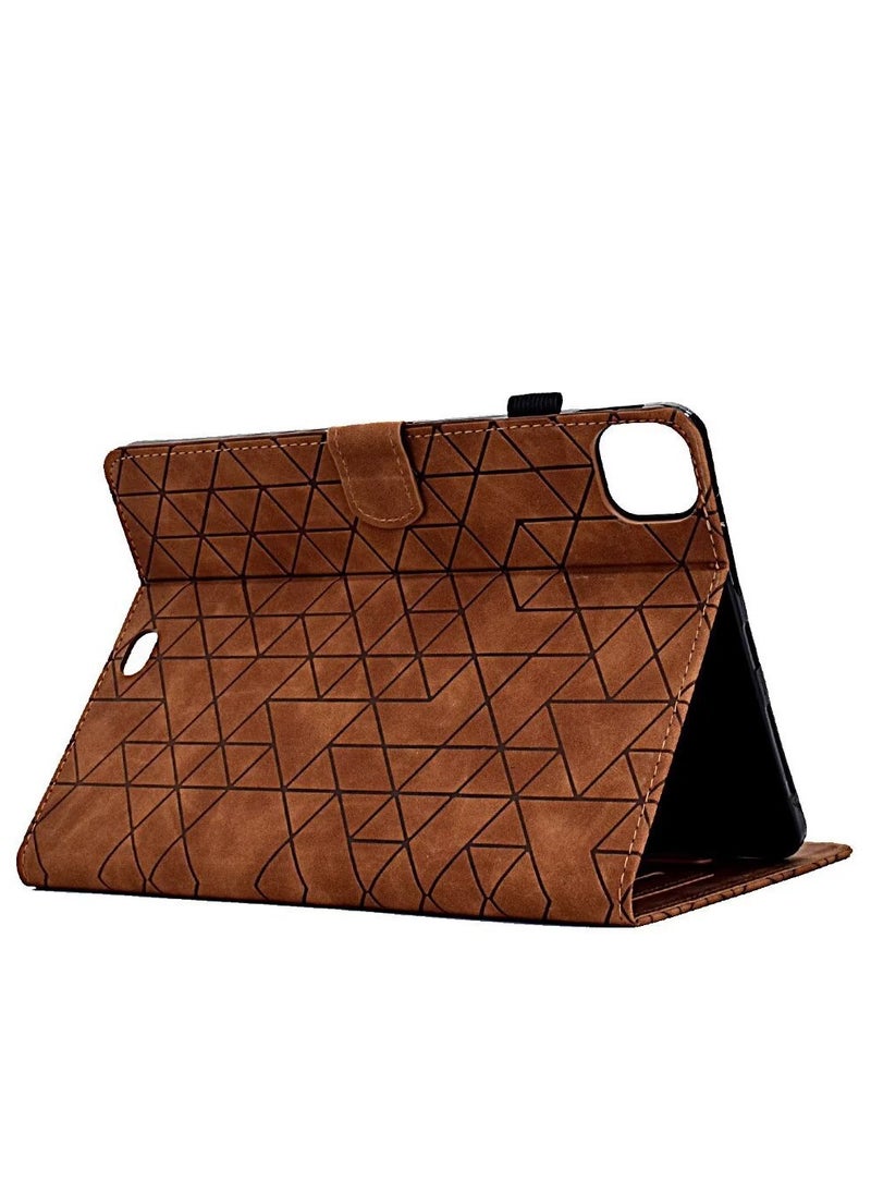 Case for ipad Air 11'' 2024 Flip Cover PU Leather Protection Multiple Angles Support Case with Auto Rest/Activation Protective Case