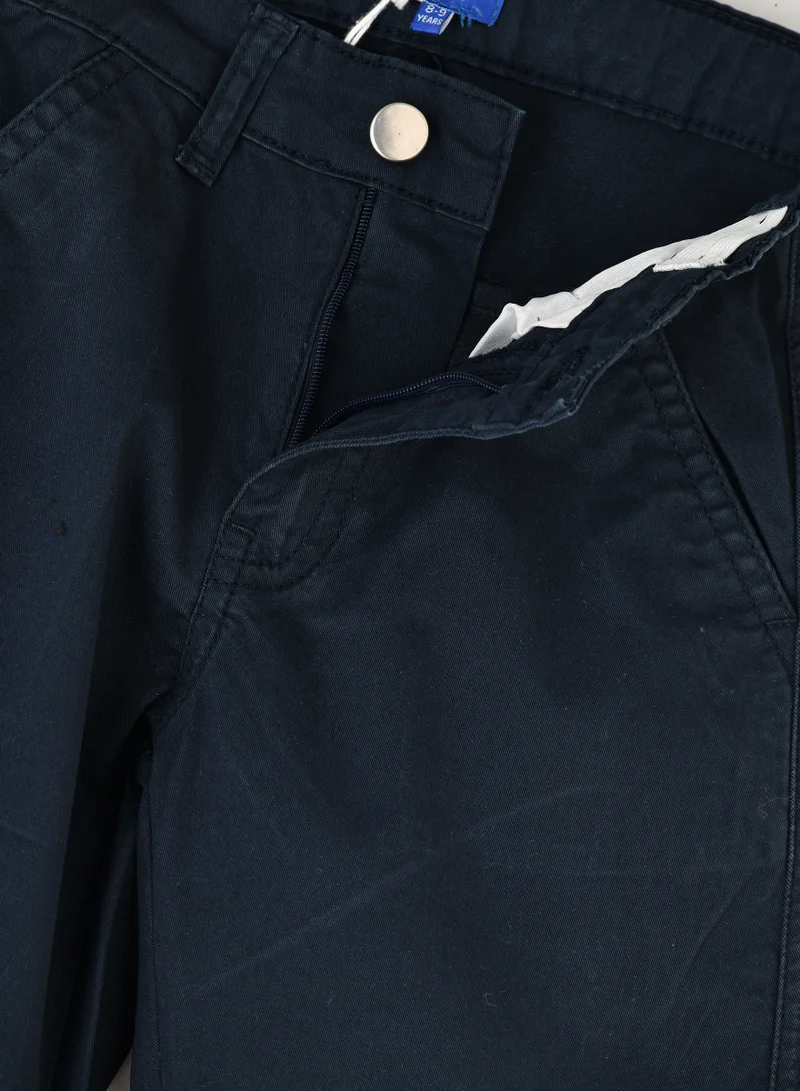 JAM Boys Cargo Pants with Side Pockets - Navy Blue