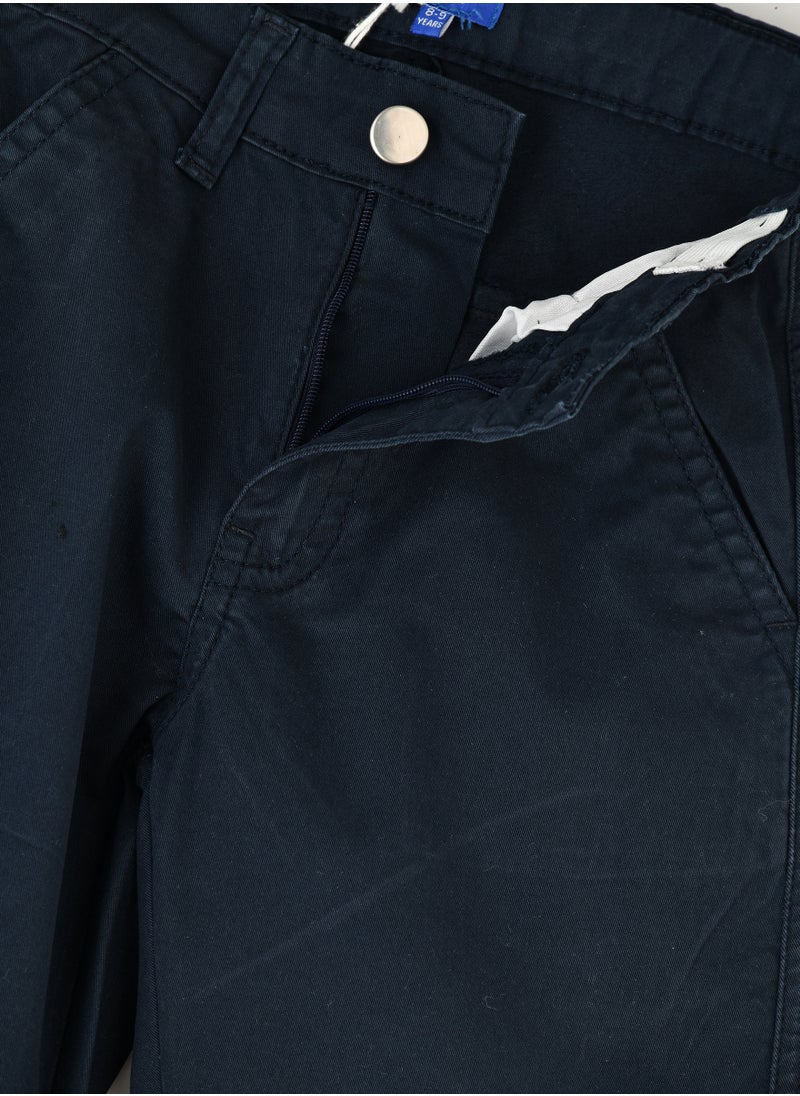 JAM Boys Cargo Pants with Side Pockets - Navy Blue  - Image 4