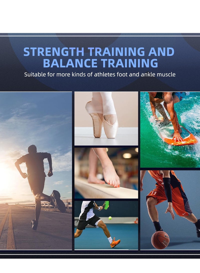 سبا لوكستيك جهاز تدريب قوة الكاحل والقدم . ساق واحدة لوحة التوازن ، جهاز تصحيح الموقف ، موسع القدم لتخفيف التهاب اللفافة الأخمصية ، مع الجيش السوري الحر / HSA القياسية - Image 3