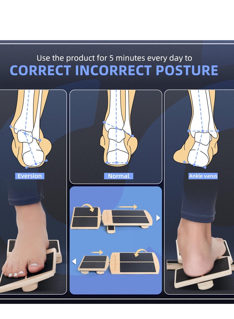 سبا لوكستيك جهاز تدريب قوة الكاحل والقدم . ساق واحدة لوحة التوازن ، جهاز تصحيح الموقف ، موسع القدم لتخفيف التهاب اللفافة الأخمصية ، مع الجيش السوري الحر / HSA القياسية - Image 4