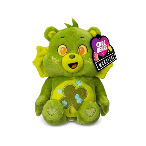 Basic Fun Care Bears Universal Monsters 9" Fun Size Plush - Good Luck Bear as Creature from The Black Lagoon - Soft, Huggable Plushie, Stuffed Animal for Girls and Boys, Ages 4+ - Image 1