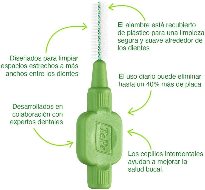 Tepe عبوة فرش أسنان بين الأسنان المختلطة من تيبي - عبوة من 6 قطع - Image 2
