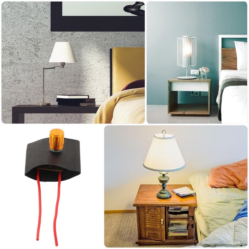 مقبض مفتاح دوار لمصابيح الشريط LED قابل للتعديل بسعة 1A باللون الأسود لمصابيح DIY - Image 3