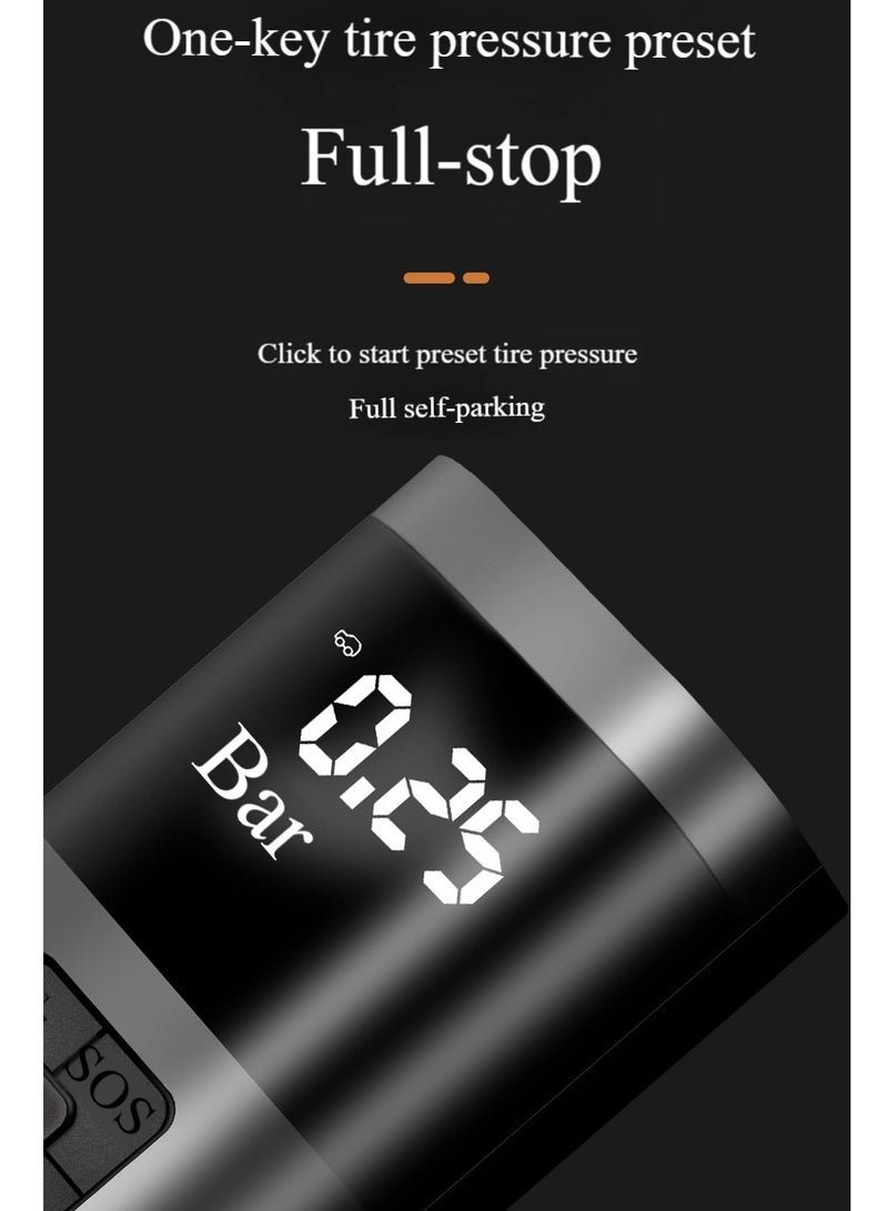 027 Wired/storage Bag Car Wireless Air Pump Portable Car Tire Small Air Pump Electric Handheld Inflator - Image 5