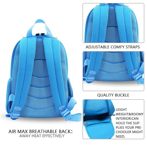Nohoo yisibo Kids Dinosaur Backpack Toddler Backpack Waterproof Preschool Travel Schoolbag Backpack for Kindergarten Bookbags Boys Girls 2-7 Years - Image 2