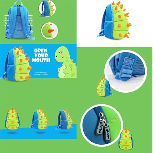 Nohoo yisibo Kids Dinosaur Backpack Toddler Backpack Waterproof Preschool Travel Schoolbag Backpack for Kindergarten Bookbags Boys Girls 2-7 Years - Image 5