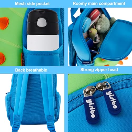 Nohoo yisibo Kids Dinosaur Backpack Toddler Backpack Waterproof Preschool Travel Schoolbag Backpack for Kindergarten Bookbags Boys Girls 2-7 Years - Image 3