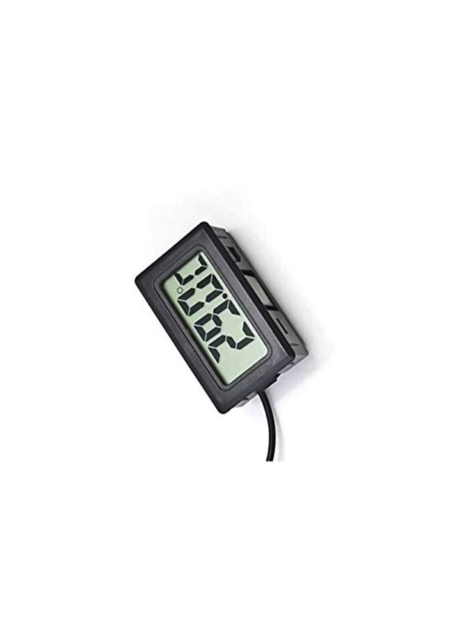 Digital Refrigerator Thermometer With LCD Display Black - Image 2