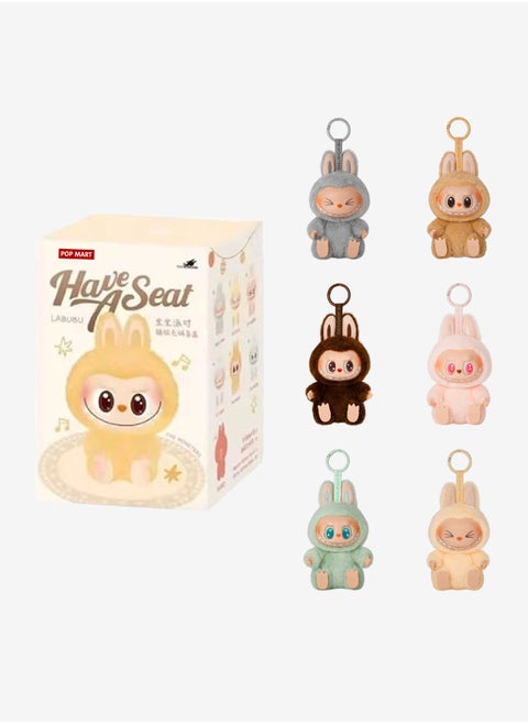 (Blind Box) Labobo soft stuffed doll, comes in multiple styles, as a stylish and beautiful accessory, has many uses for children and adult girls, equipped with a hanging ring, perfect as a keychain or bag decoration