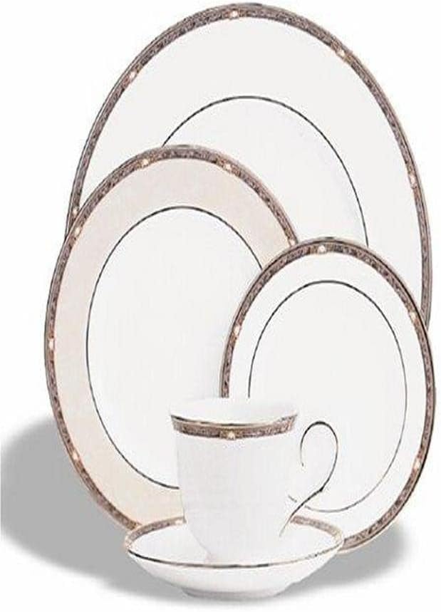Lenox Pearlescence Platinum Bone China 20Piece Dinnerware Set Service for 4