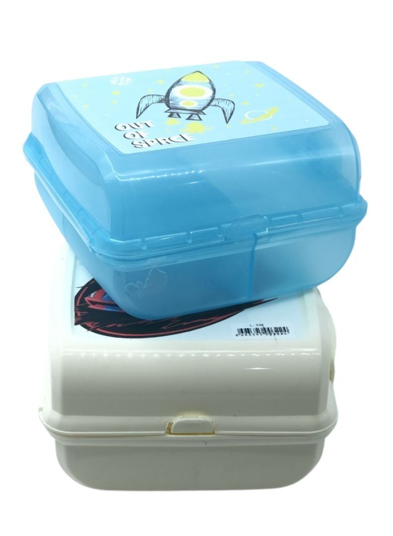 2 Pcs Lunch Box Set for School for Boys - Image 2