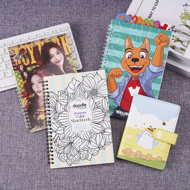 Custom-Made Kraft Paper Coil Notebook Student Diary Notebook Loose-Leaf Homework Practice Office Stationery Notes - Image 2