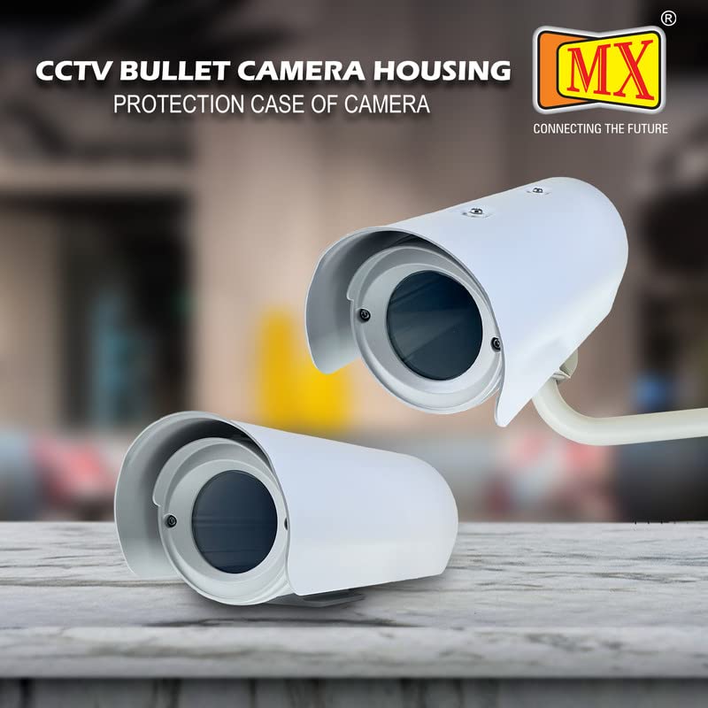 MX Outdoor WiFi CCTV Bullet Camera Housing for Dust Cover Protection IP66 Weather Resistant, Ethernet Port, Made in India - Image 2