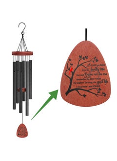 MEMGIFT Cardinal Wind Chimes for Loss of Loved One Sympathy Gifts for Loss of Mother Father Daughter Brother Sister Son Dad Mom Husband Wife Best Friend Keepsake Outdoor Garden Yard Home A Limb Has Fallen  - Image 1