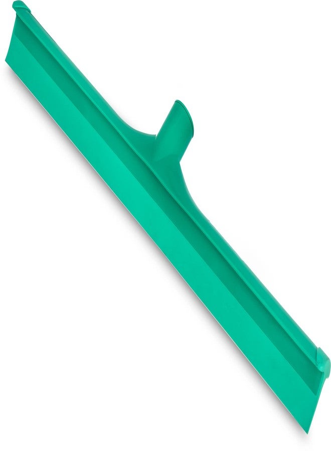 SPARTA 3656709 Plastic Floor Squeegee, Shower Squeegee, Heavy Duty Squeegee With Rubber Blade For Windows, Glass, Shower Doors, Floors, Windshields, 20 Inches, Green - Image 1