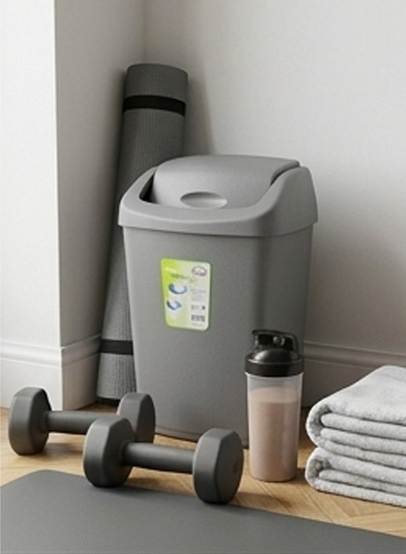 Timmy Clean Swing Dust Bin 50L Set of 2 | Large Capacity Plastic Waste Bin | Durable Build | Easy to Clean | Suitable for Indoor & Commercial Use - Image 2