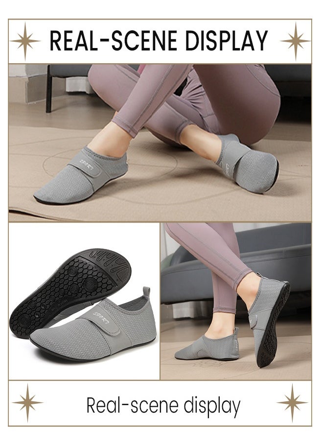 Generic Ultra-light non-slip indoor fitness yoga shoes | Unisex soft-soled thin-bottom training and leisure shoes  - Image 5