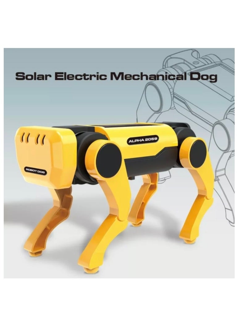 Solar Powered Electric and Mechanical Dog Robot Science Educational DIY Assembly Toys Kids Intellectual Development Gifts - Image 2