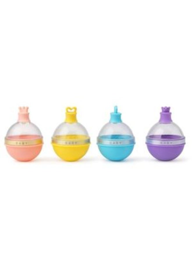Large round silicone and plastic snow globe mold with an innovative design, easy to use, multiple colors - Image 1