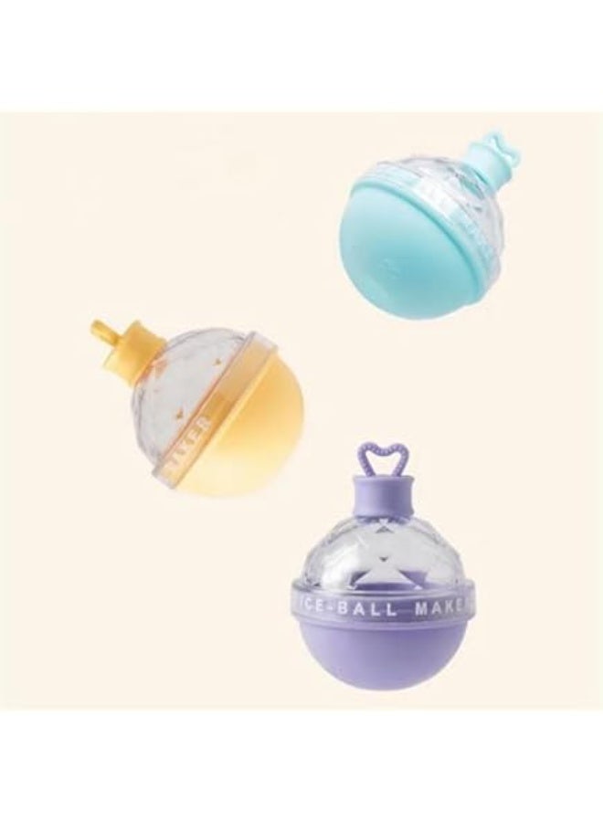 Large round silicone and plastic snow globe mold with an innovative design, easy to use, multiple colors - Image 2