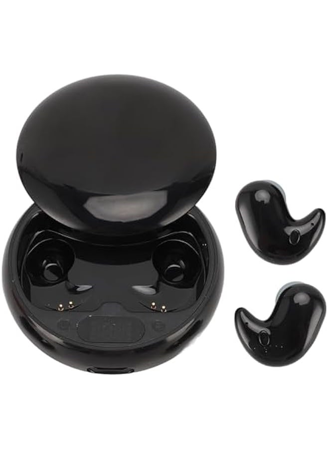 Topleo Language Translator Earbuds, Two Way Translation BT Earphones, Real Time Translation Headset Support 144 Languages, BT Online Translator For Traveling Business Learning (Black) - Image 1