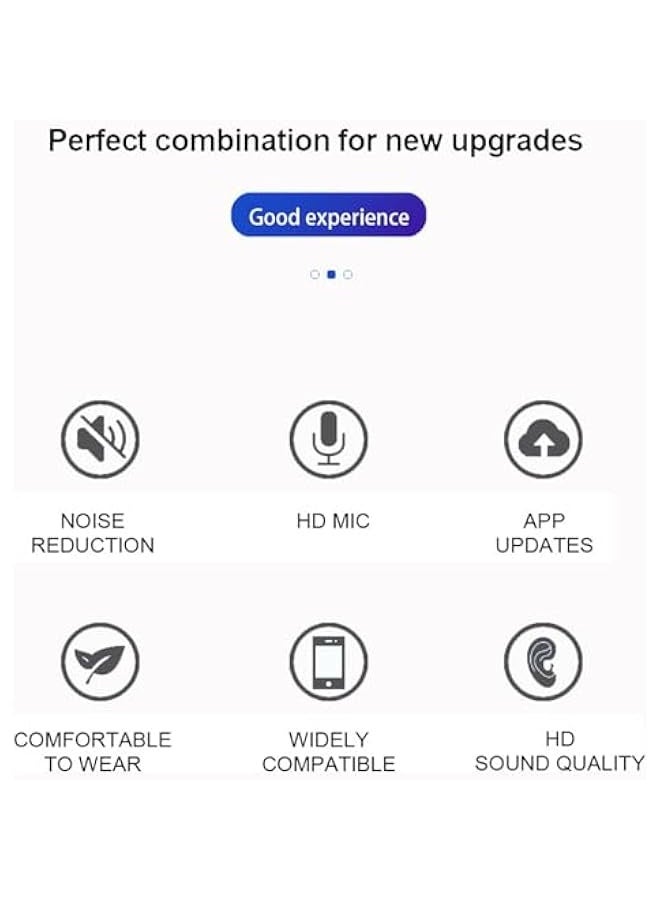 Topleo Language Translator Earbuds, Two Way Translation BT Earphones, Real Time Translation Headset Support 144 Languages, BT Online Translator For Traveling Business Learning (Black) - Image 5