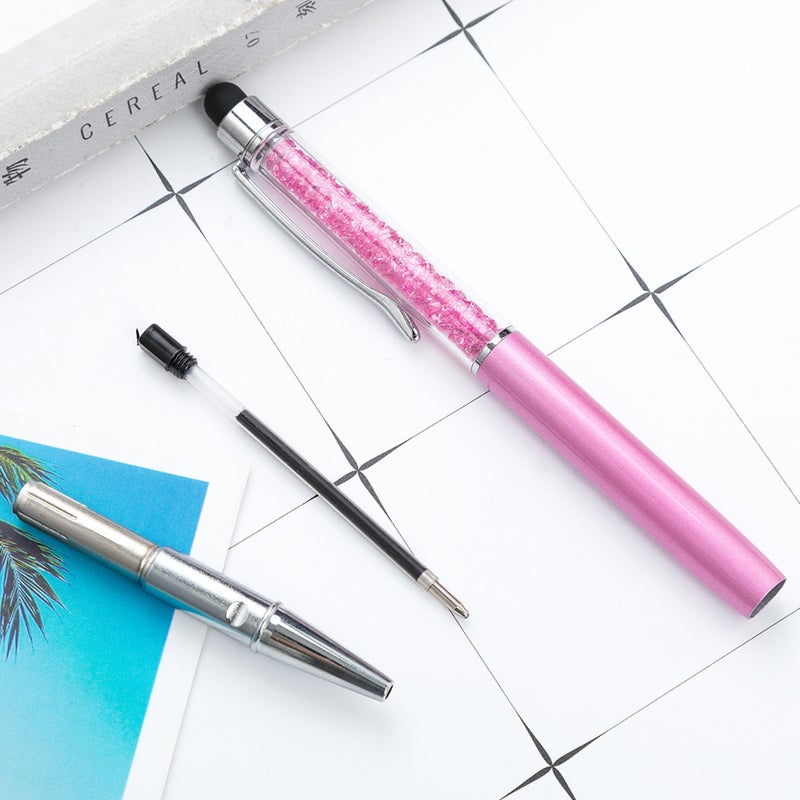 Diamond Crystal Touch Screen Advertising Pen Metal Ballpoint Pen Capacitor Crystal Pen Printable Logo Gift Promotion - Image 5