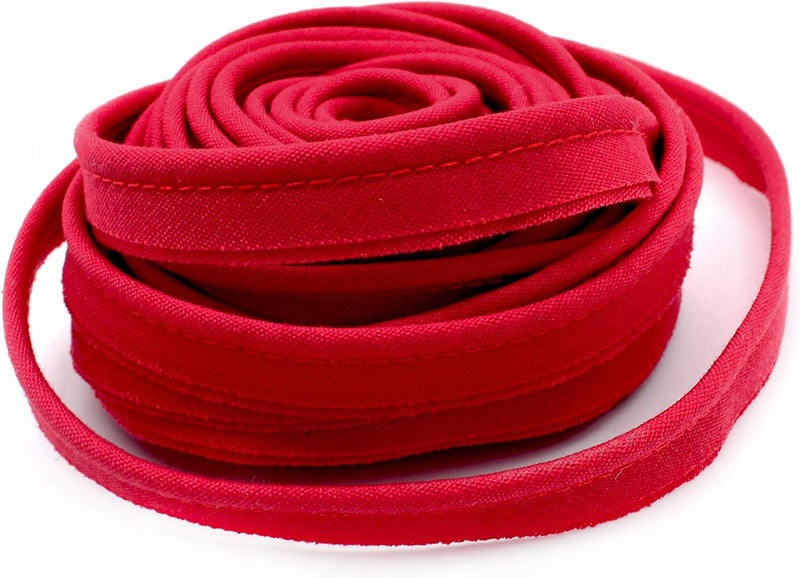 Piping Cord ~ 3/8" Piping Cord -1/8" Filler Cord RED (10 Yards/Pack)
