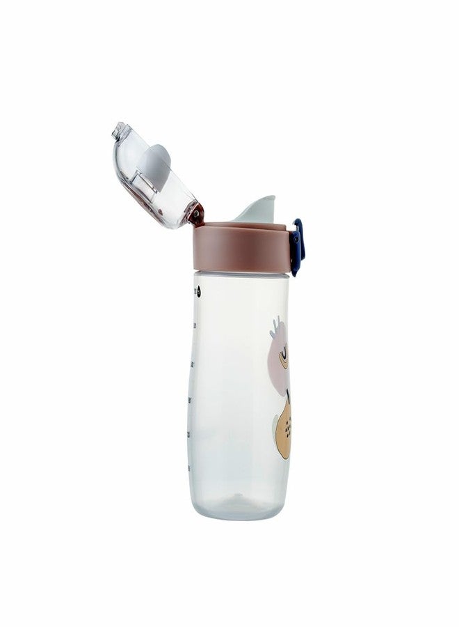 NVS KIDS Baby Spout Cup Sipper 350ml for Babies, Infants & Toddlers | Anti-Spill Sippy Cup with Soft Silicone Spout | BPA Free, Safe & Durable for Kids (Brown) - Image 1