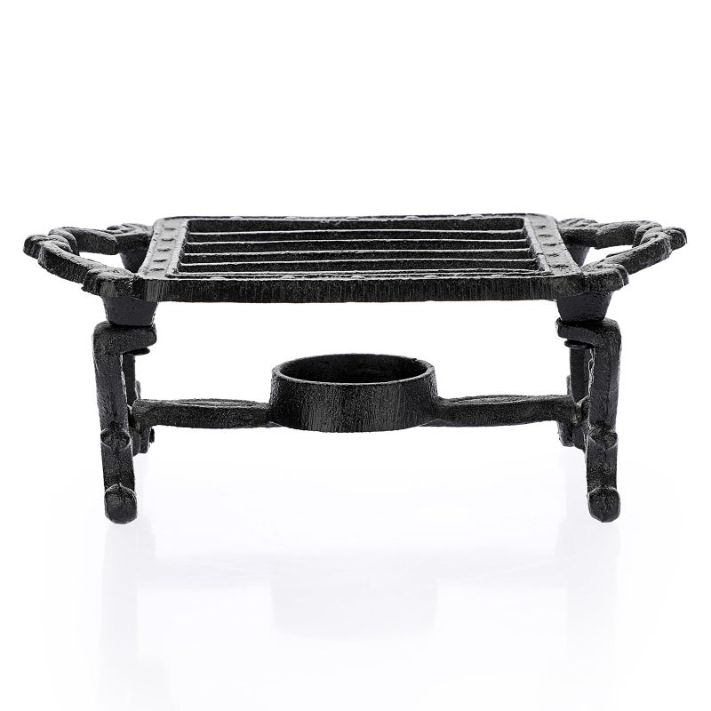 Sumnacon Tea Warmer Cast Iron Tea Pot Warmer with Tealight Candle Holder Sturdy Functional Teapot Warmer Stand for Office Party or Desk RetroTea Pot Heater for Heating Milk,Tea,Coffee,Food - Image 1