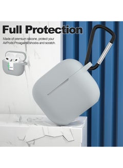 wexon Protective Shockproof Silicone Case Cover for Apple AirPods 3 Silver  - Image 2