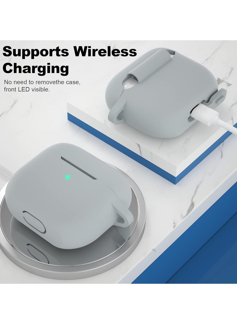 wexon Protective Shockproof Silicone Case Cover for Apple AirPods 3 Silver - Image 4