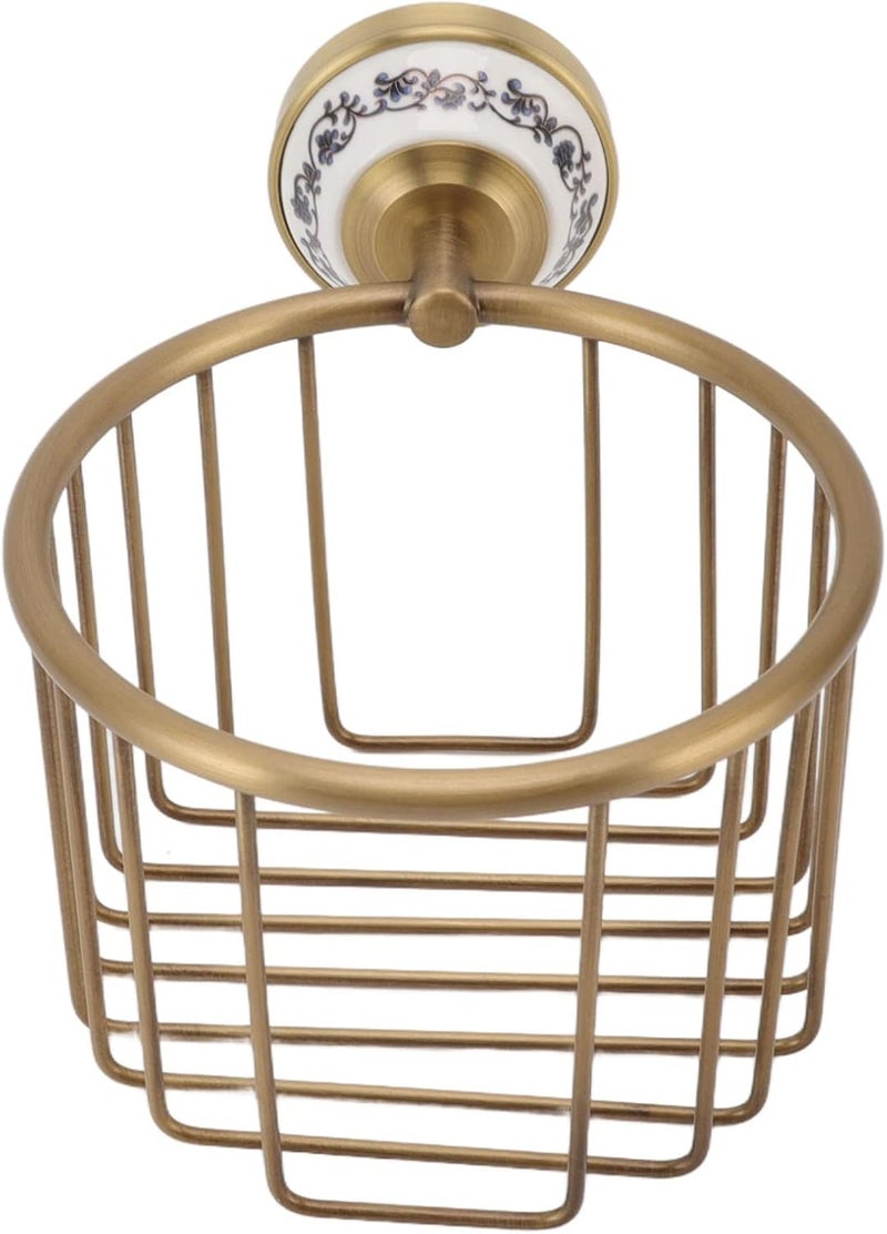 Toilet Paper Basket Strong Load Resistance Simple Beautiful Bathroom Toilet Tissue Holder Basket - Image 5