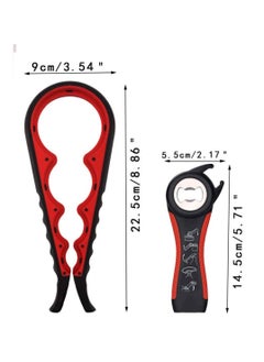 Y&D Jar Opener Set Get Off Lids, Five-In-One, Suitable for Family, Friends Gathering, Bars, etc., Anti-Slip Durable Can Bottle Opener, with Opening Pad Bonus Black  - Image 5