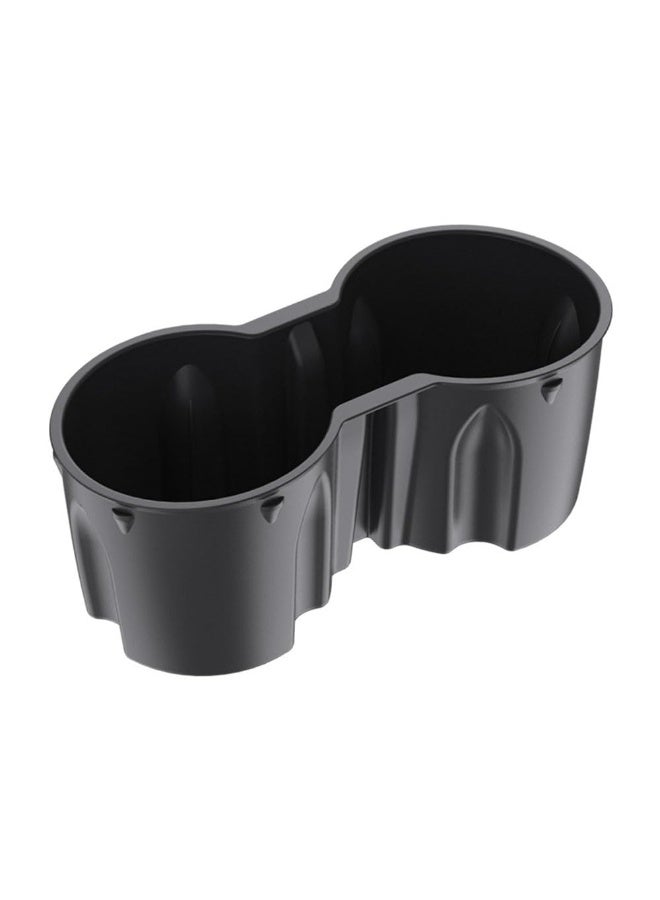JZS Center Console Cup Holder Insert Tesla Model Y Model 3 2021/2022/2023, Silicone Car Cup Holder Insert Tesla Accessories Interior Only Fit Tesla Model Y / 3 New Console,Black, 184 x 86 x 75mm - Image 1
