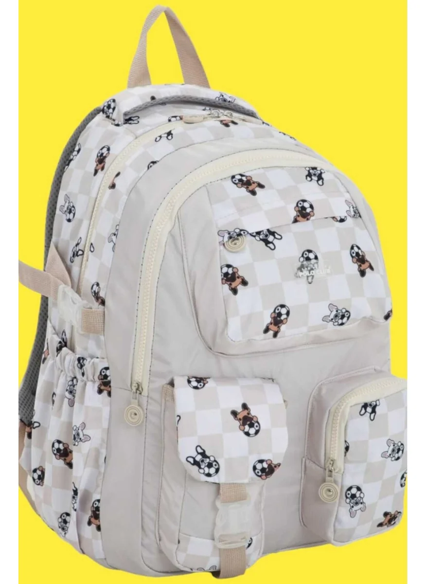 Tezzgelsin Unisex Waterproof Checkered Colorful Backpack School Bag