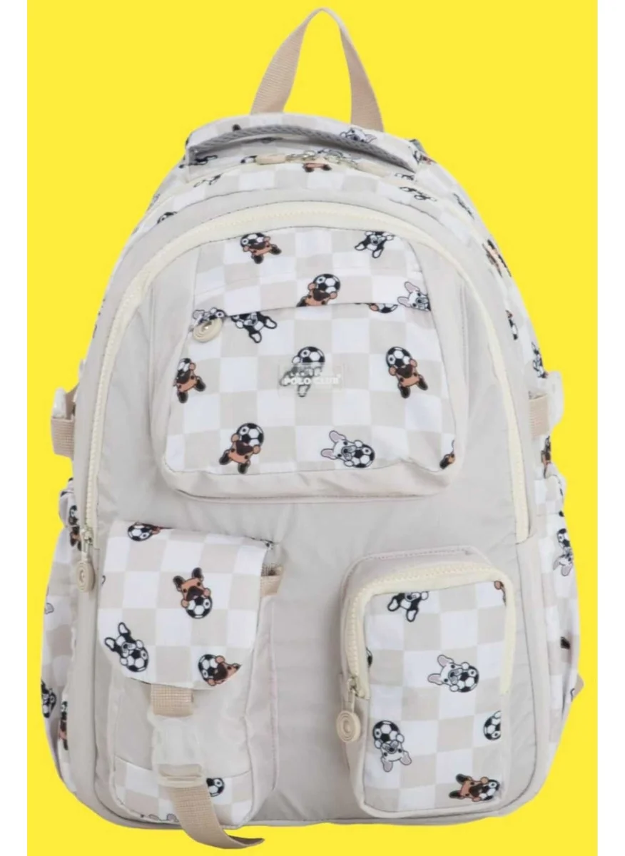 Tezzgelsin Unisex Waterproof Checkered Colorful Backpack School Bag