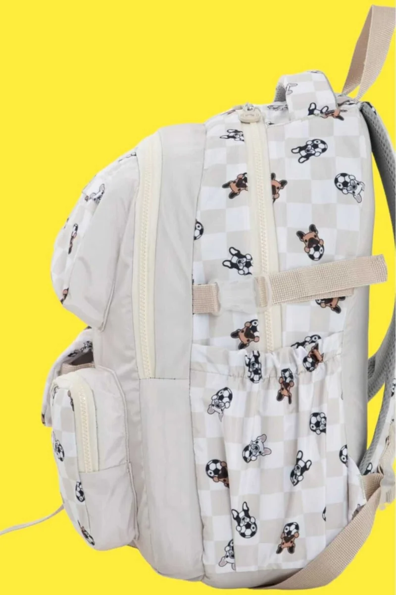 Tezzgelsin Unisex Waterproof Checkered Colorful Backpack School Bag