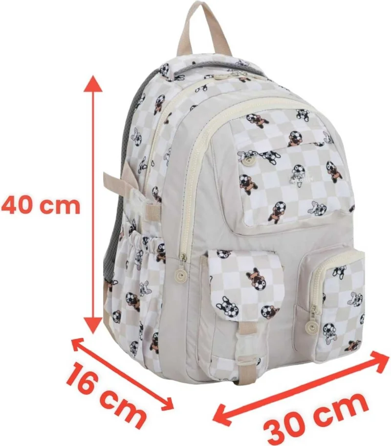 Tezzgelsin Unisex Waterproof Checkered Colorful Backpack School Bag