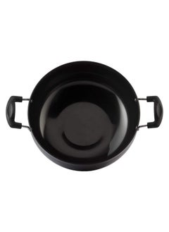 VINOD Vinod Black Pearl Hard Anodised Non Stick Deep Kadhai with Glass Lid - 1.6 LTR, 18 cm | 3.25mm Thickness | kadai for Cooking | Metal Spoon Friendly | 2 Year Warranty  - Image 2